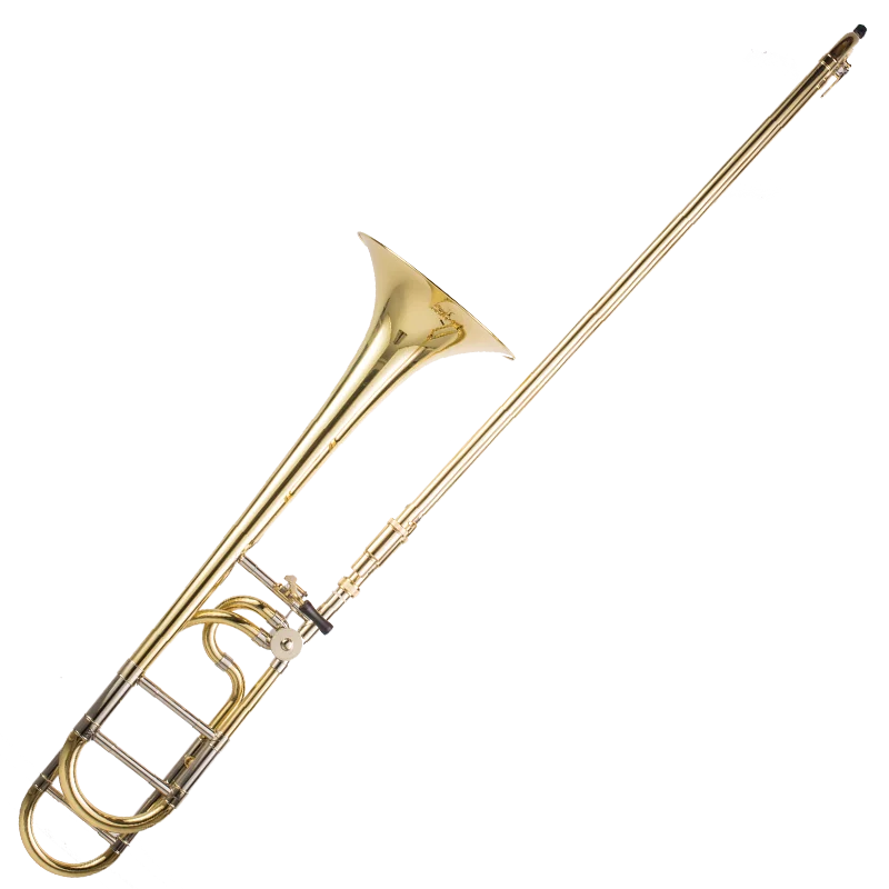 

Professional high quality gold sharped-tenor trombone