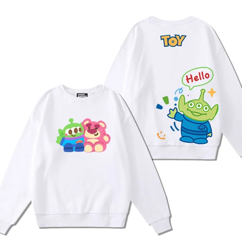 Toy Story Doll Clothes Women\'s Hoodie Women\'s Round Neck Top Couple Loose Round Neck Hoodie Couple Top Couple Fashion Hoodie