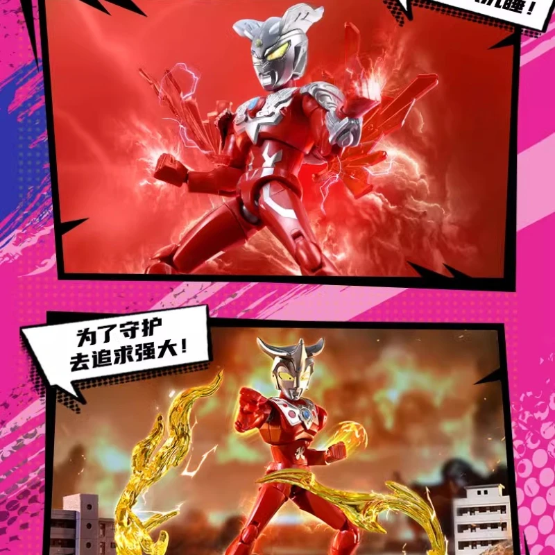 Keeppley Altman ZERO Onbeperkte editie Bouwsteen Man Ultraman Ribut Zero Leo Splicing Model Decoraties Beweegbare speelgoedcadeaus