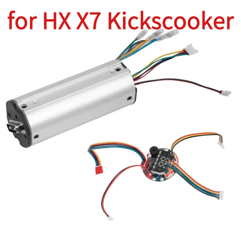 

Electric Scooter Controller and Display Panel Set for HX X7 Kickscooker Speed Dial Controller Kit 36V 20A Motor Module Dashboard