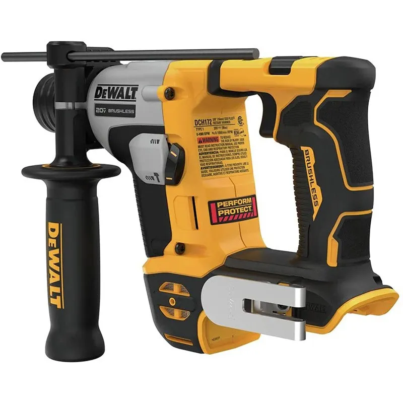 DeWalt DCH172 Compact Hammer Cordless Rechargeable Hammer Drill 5/8 Inch 20V MAX Hammer Bare Metal