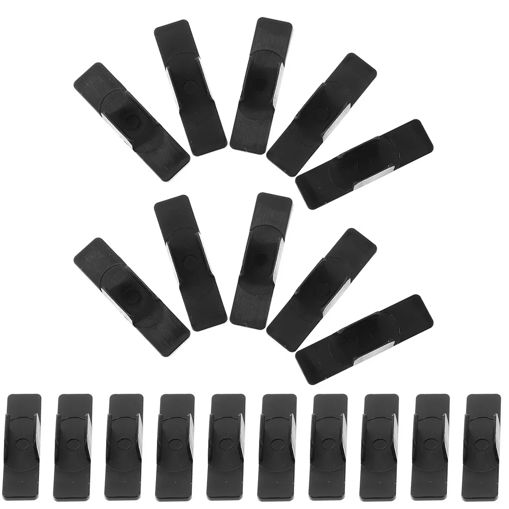 

20Pcs Whiteboard Pen Clips Adhesive Plastic Pen Holders for Markers Pencils Wall Pencil Holders Wall Pencil Holder