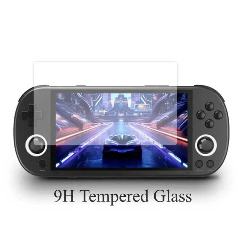 Tempered Glass Film pelindung layar penutup untuk Trimui Smart Pro konsol Game tahan gores dan mudah untuk menerapkan Film