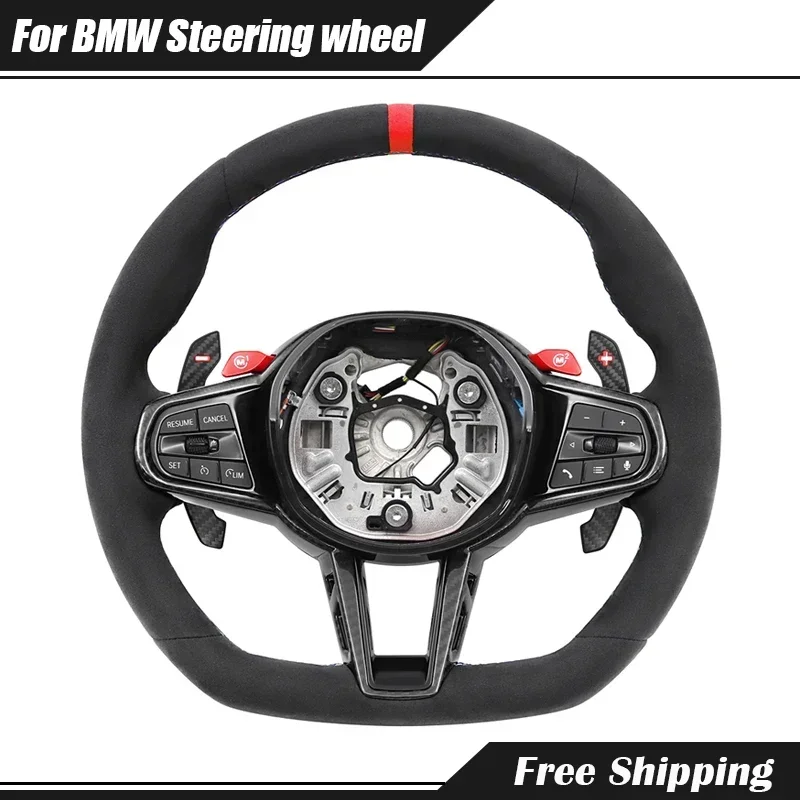 

Leather Carbon Steering Wheel CS Nappa For BMW X3 G01 X4 G20 G30 G31 G32 G02 G82 G42 G21 G14 G15 G16 M2 G87 M3 G80 M4 Auto Parts