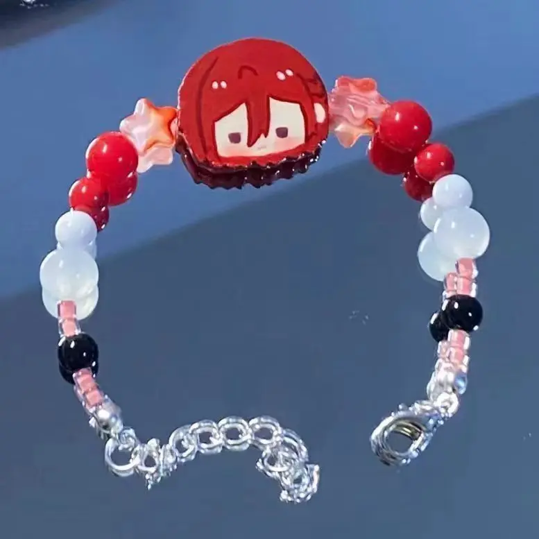 BLUE LOCK Chigiri Hyoma Anime peripheral beaded bracelet with a sense of luxury and versatility. Anime hand accessories cosplay