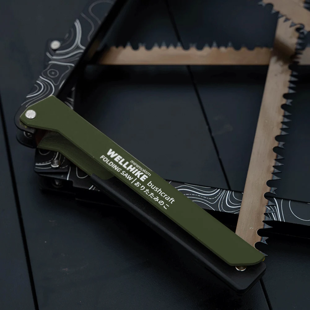 

Folding Saw with Storage Bag Multifunctional Handsaw Aluminum Alloy Camping Foldable Hand Saw for Wood Branches