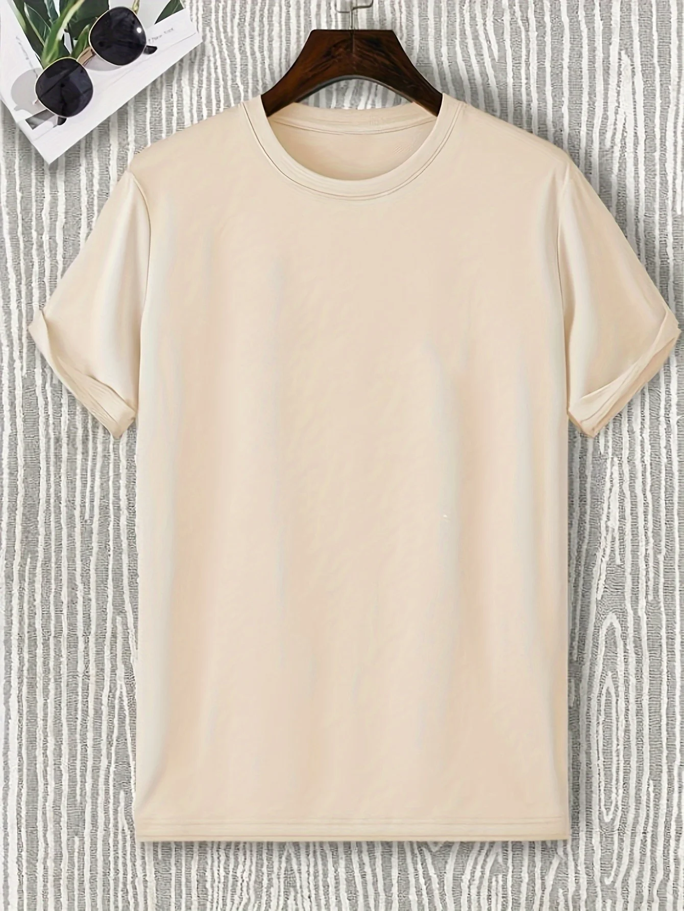 Men's 100% pure cotton summer loose size Planet Graphic Design print casual comfortable round neck short sleeved T-shirt top image 6