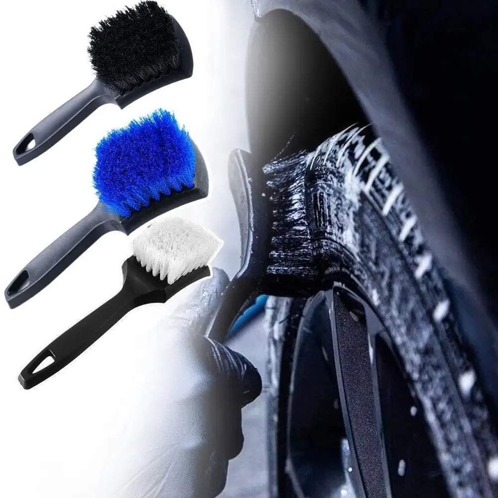 Auto Tire Rim Brush Wheel Hub Cleaning Brushes Multi-functional Detailing Cleaning Tool Accessories Car Wheels R8Y2