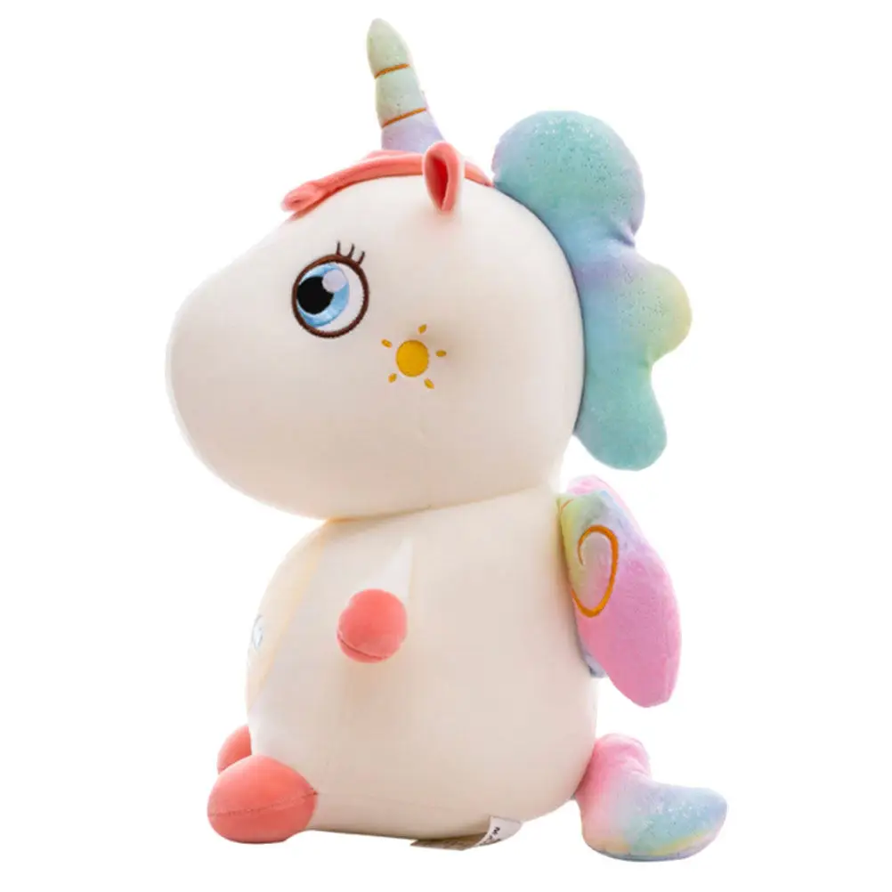 

1Pcs Unicorn Stuffed Animal Soft Comfortable Decorative Gift Kids Play Home Cushion Long-Lasting Stitching Lovely Creative