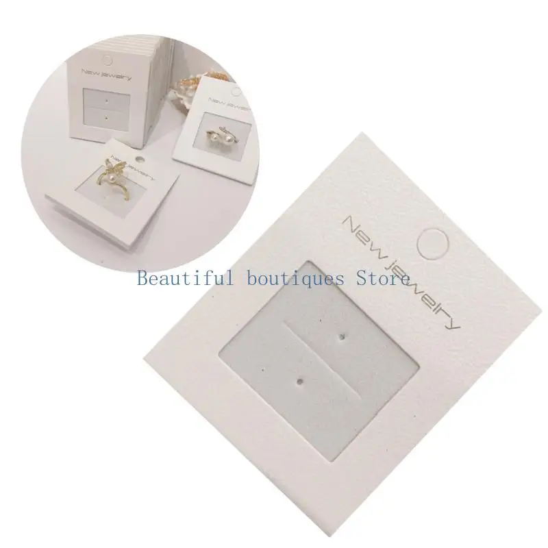 

U4LF Jewelry Display Card Jewelry Protections Card Single Sponge Rings Sponge Card