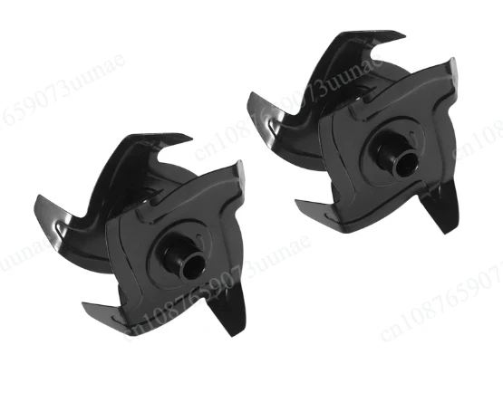 Tiller, Rotary Cultivator, Micro-Tiller Blades Small Agricultural Weeder Replacement Parts Blade and Cutter Head Set
