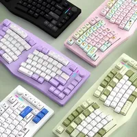 FEKER Alice75 Mechanical Keyboard Aluminum Kit Wireless Tri-mode Gasket Hot-Swap RGB Custom 75% Ergonomic Office Gaming Keyboard