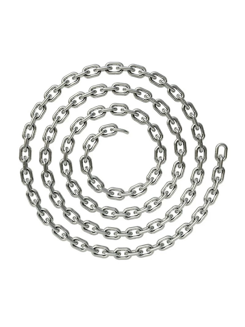 Any Meter Length 1.2-10MM Diameter Highly Polished Welded Marine 316 Stainless Steel Long Short Link Chain for Lifting Binding