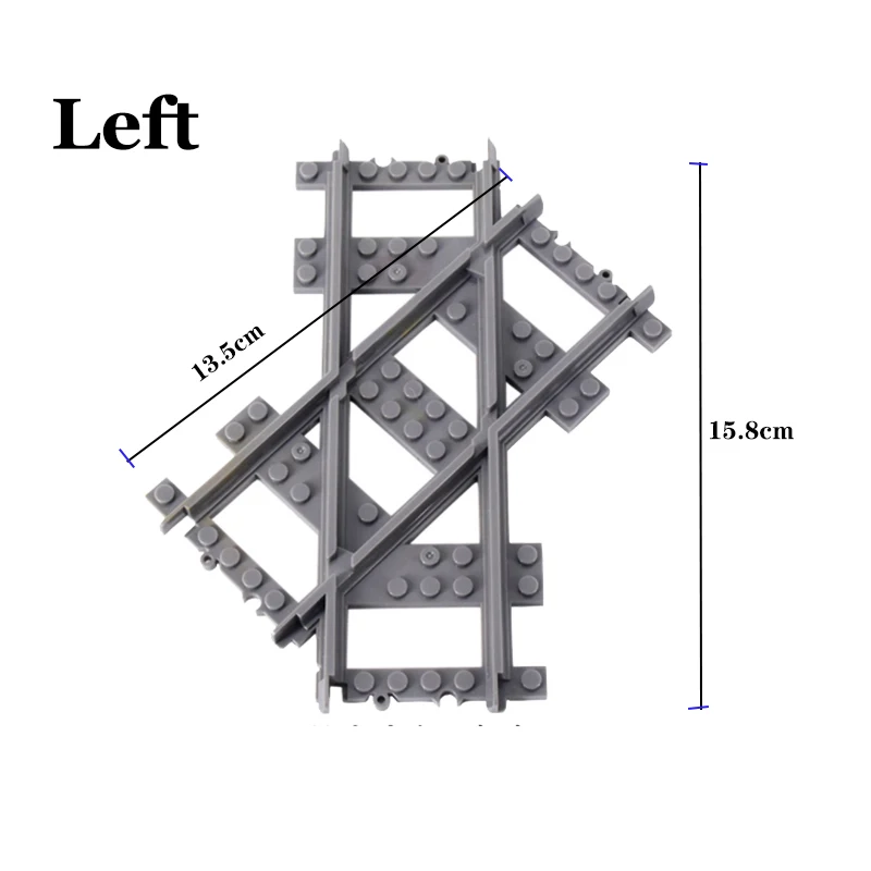 Stadt Zug Gleise Zug Schiene Gerade Gebogene Gleise Sets Bausteine Ziegel Kreuz Flexible Gleis Teile Kinder Bau Spielzeug