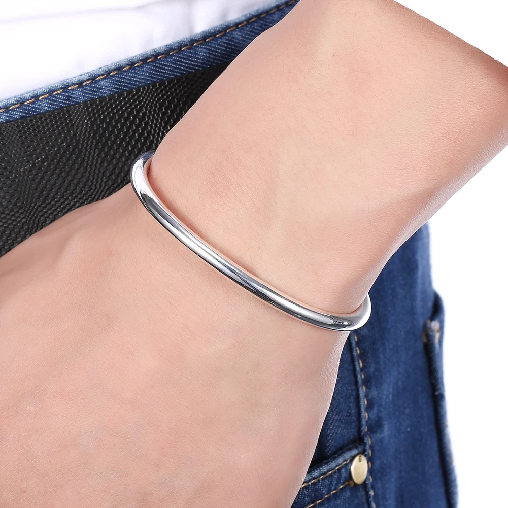 promotions 925 Sterling Silver Cuff Bangle fashion women jewelry High quality charm retro elegance circular bracelet wedding