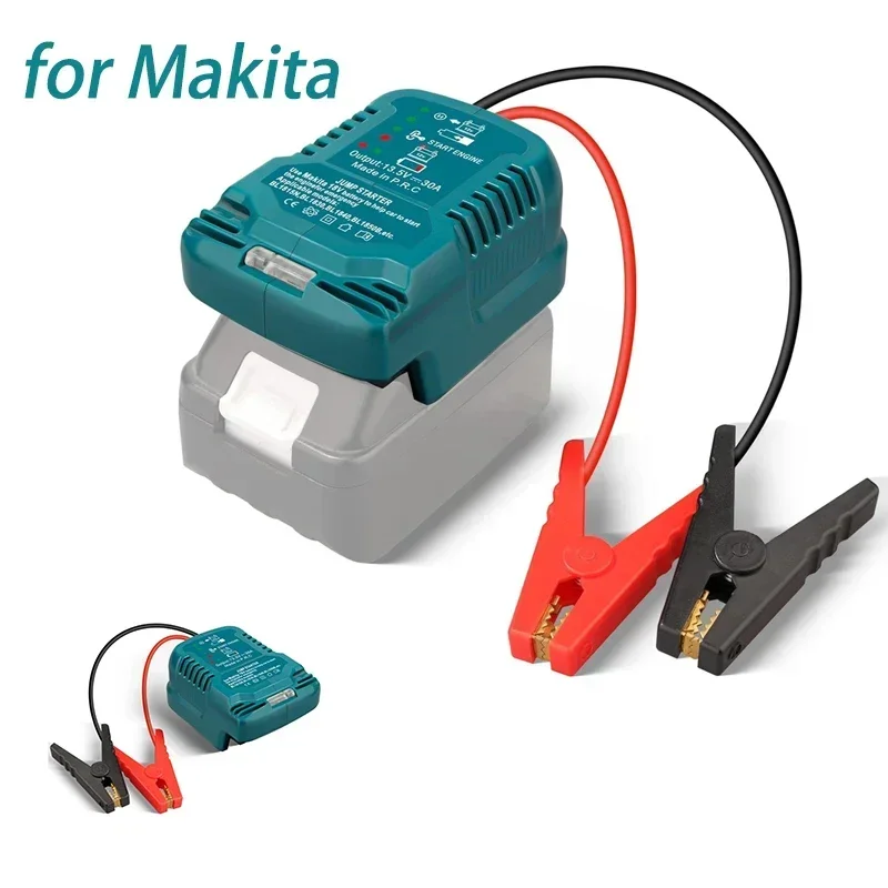 

Emergency Jump Starter For Makita 18V Battery 100A Car Booster Power Tool Battery Starter For 12V Car SUV