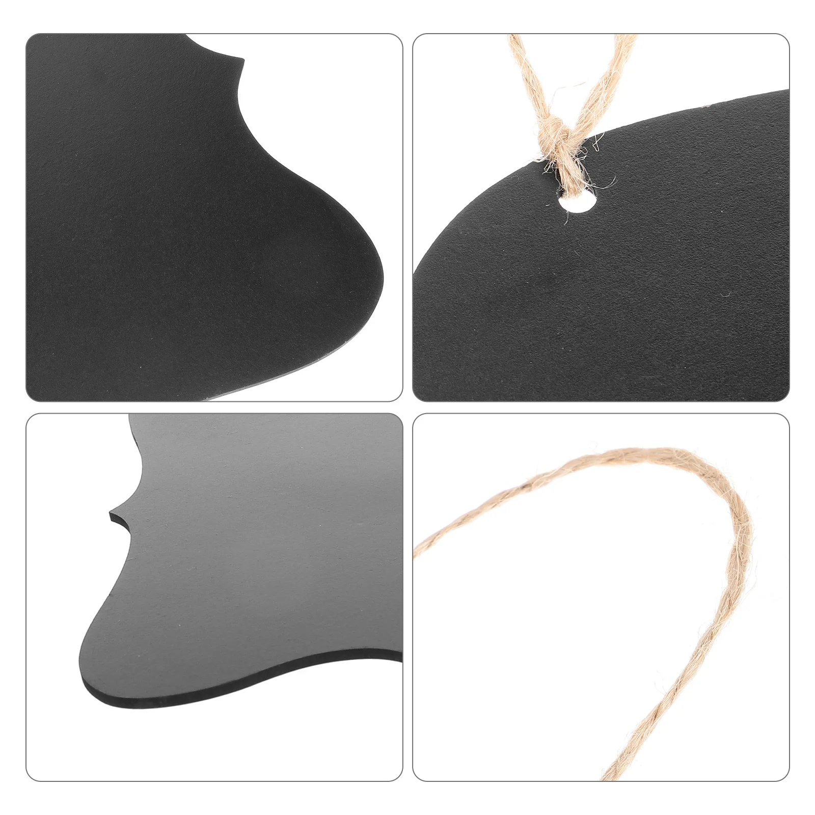 

160210pcs Chalkboard Sign Double-Sided Erasable Message Board 160210 Blackboard Decor Hanging String Wall Display For Reception