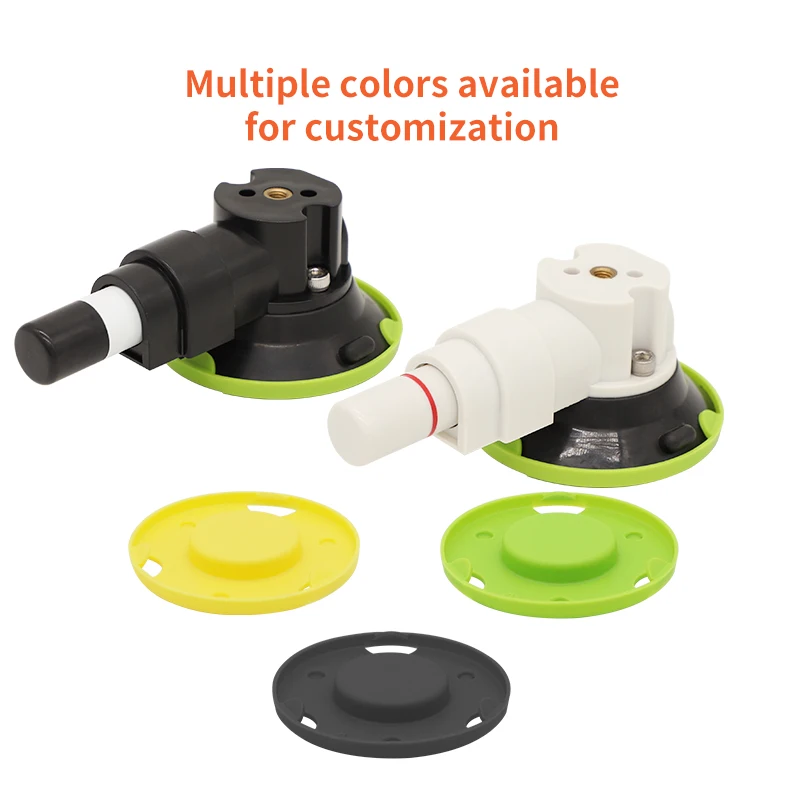 Vacuum Suction Cup Lifter 75mm Heavy Duty Vehicle Dent Repair Tool, Hand Pump Suction Cup 1/4 M6 M8 3/8 Female NBR Rubber Pad