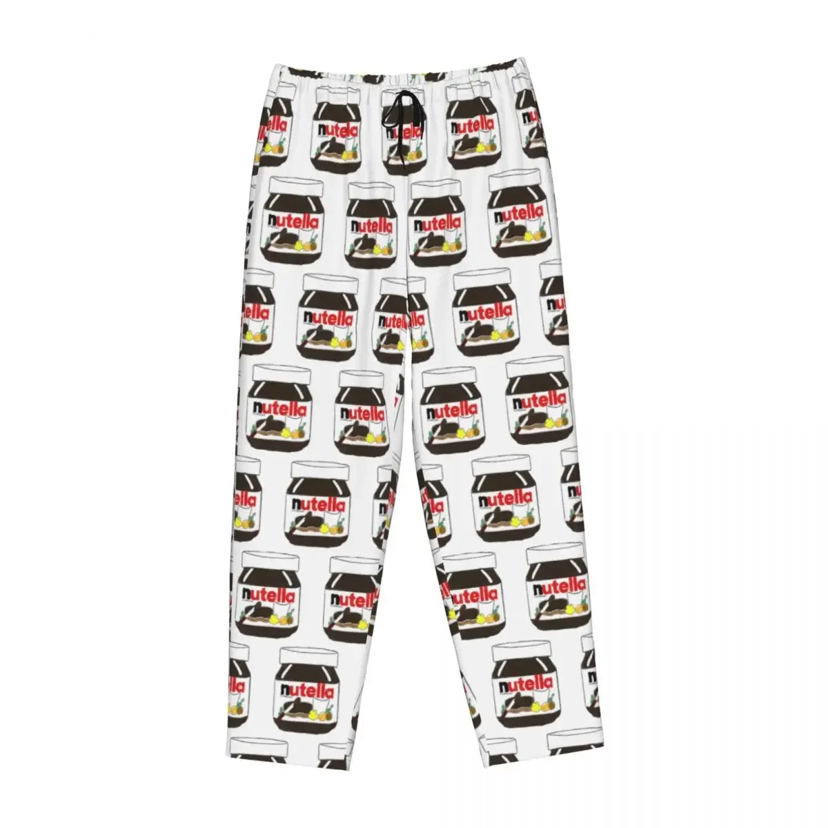 

Custom Nutella Women Pajama Pants Lounge Sleep Sleepwear Bottoms with Pockets
