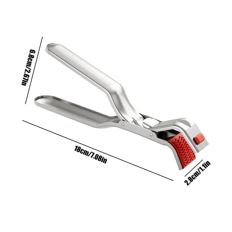 Hot Dish Plate Clip Anti-Scald Bowl Clip Gripper Ergonomic Handle Bowls Clamp Holder for Frying Pans Air Fryers Steamers Ovens