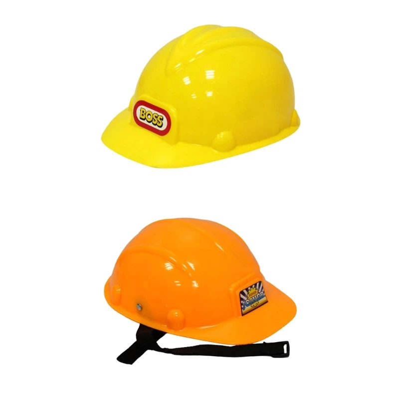 Hard Hats Plastic Safety Hat Construction Helmets for Toddlers Kids Educational Toy Halloween Cosplay Costume Accessories