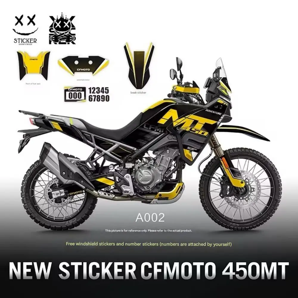 Motorcycle Printing Body Color Change Waterproof Decorative Car Sticker Modified Accessory Protector for CFMOTO 450MT MT450