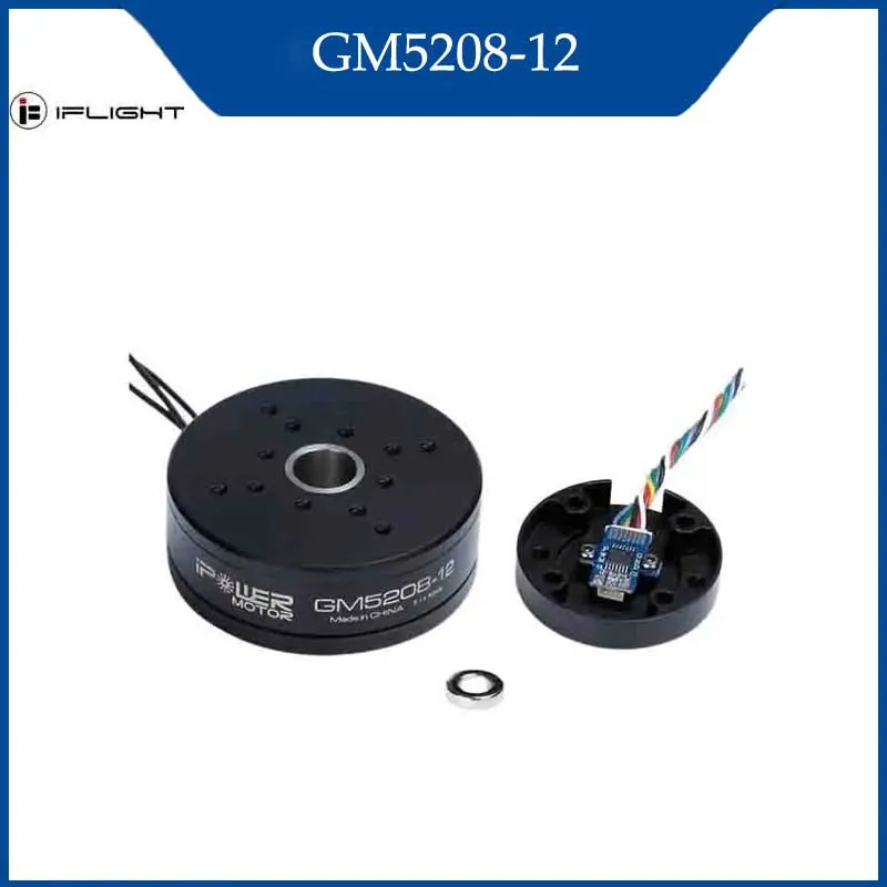 

IFlight IPower GM5208-12 Hollow Shaft Brushless Gimbal Motor W/AS5048A Encoder for DSLR / CANON 5D2/5D3 Cameras Stabilization