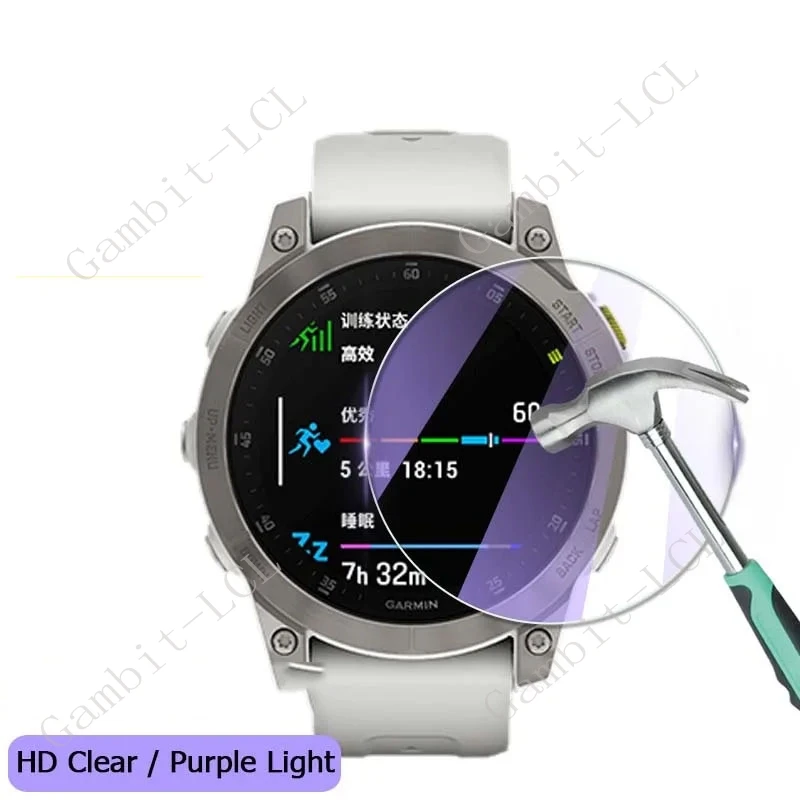 2PCS Smart Uhr Lila Licht Glas Screen Protector Film Für Durchmesser 44MM 43MM 42MM 41MM 40MM 39MM 38MM 37MM 36MM 35MM 34MM – Detail 3