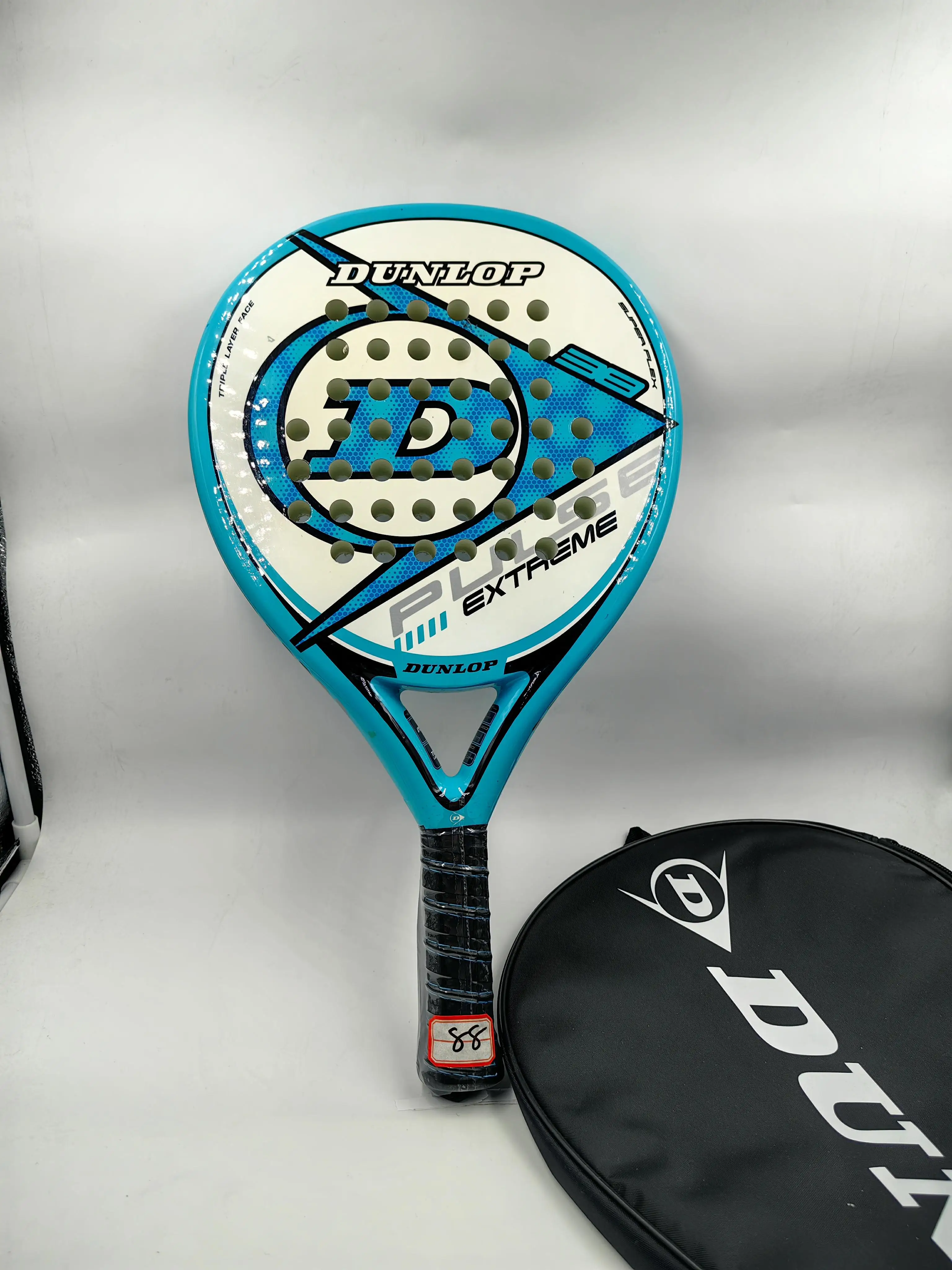 Padel Racket Series Palas 3 Layer Carbon Fiber Board Paddle, EVA Face Tennis Beach Racket with Bag, High Quality, New