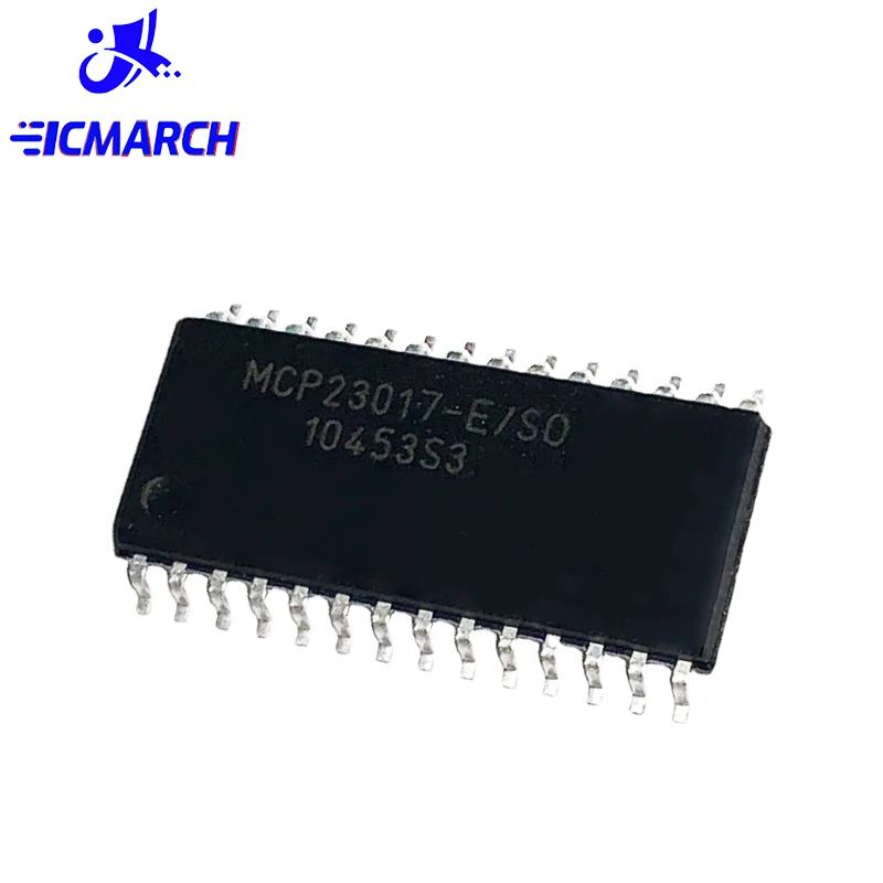 

5PCS/10PCS MCP23017 MCP23017-E/SO MCP23017T-E/SO SOP-28 Expander chip SOP28 New Good Quality Chipset