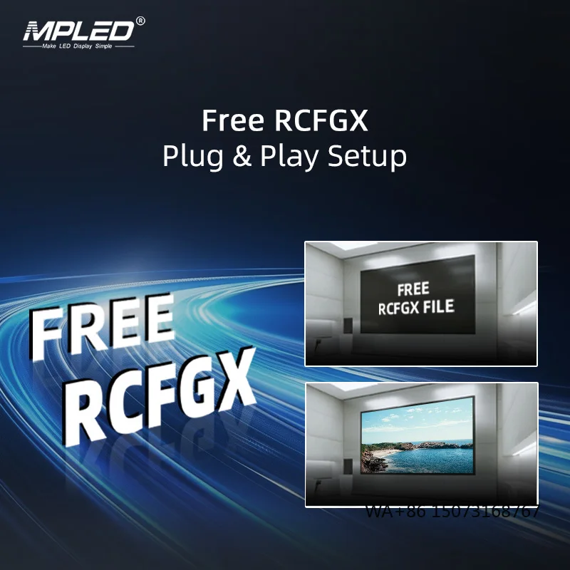

MPED Indoor Fixed Led Display Concise and Beautiful P0.62 P0.93 P1.25 P1.56 P1.87 Led Screen for Commercial Advertising
