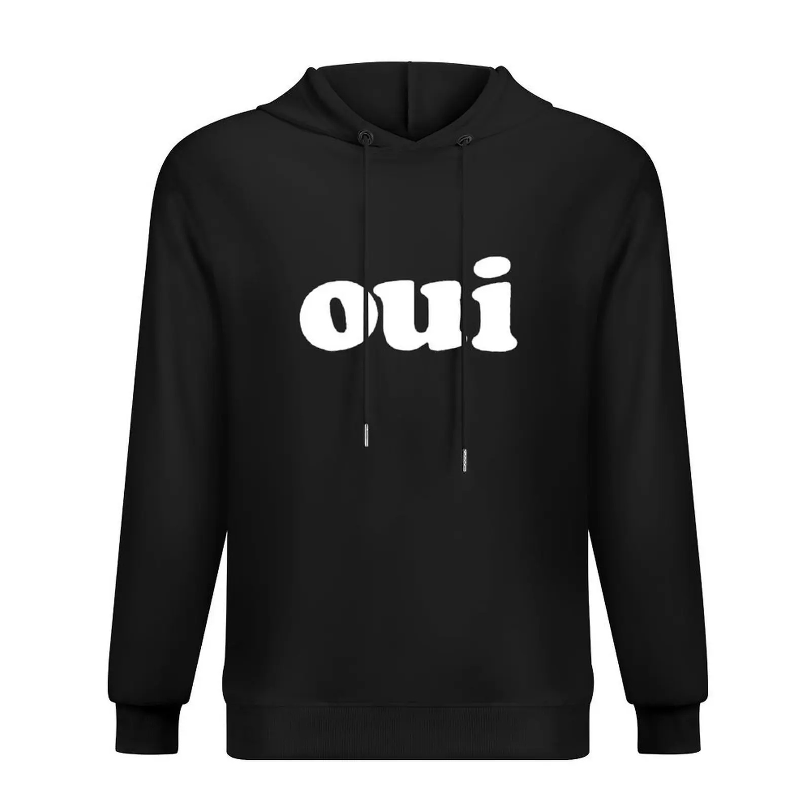 صوفيا كوبولا الفرنسية Oui - هوديي أبيض يرتدي الرجال ملابس الخريف الكورية الملابس الكورية نمط الملابس أنيمي الملابس هوديي الرجال