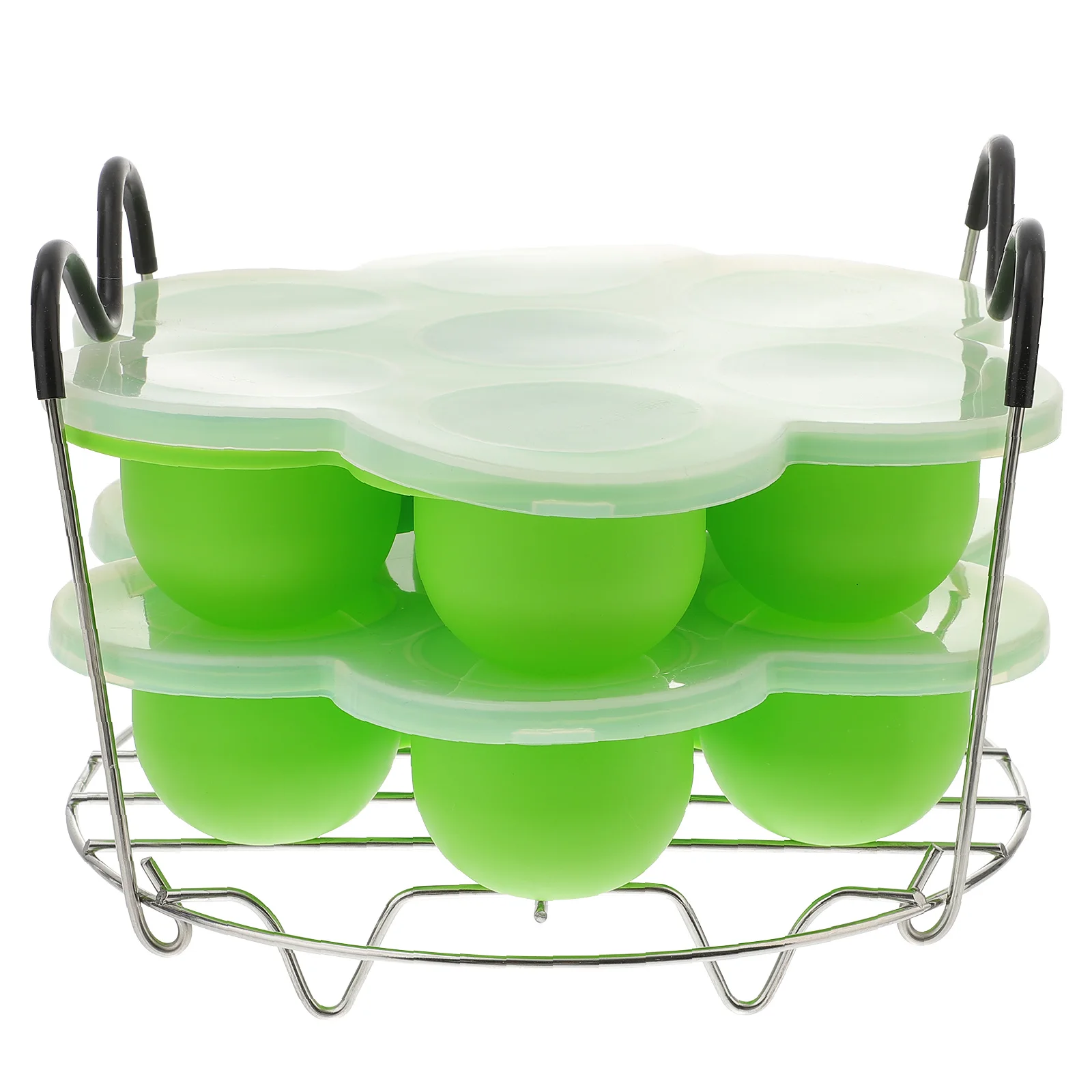 

3 Pcs Silicone Complementary Food Box Set Container Tray Storage for Baby with Lid Freezer Microwave Oven Safe