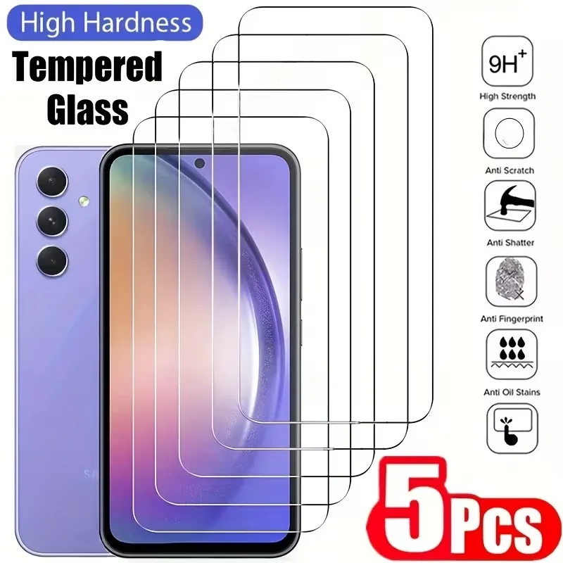 5Pcs Tempered Glass… - image