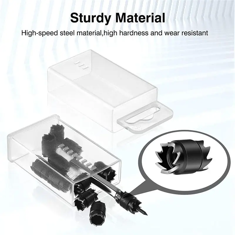 【Clearance Sale】13Pcs Spot Weld Cutter Set,3/8 HSS Spot Weld Cutter Remover Drill Bits Hole Cutter Remover for Power Drill Spot