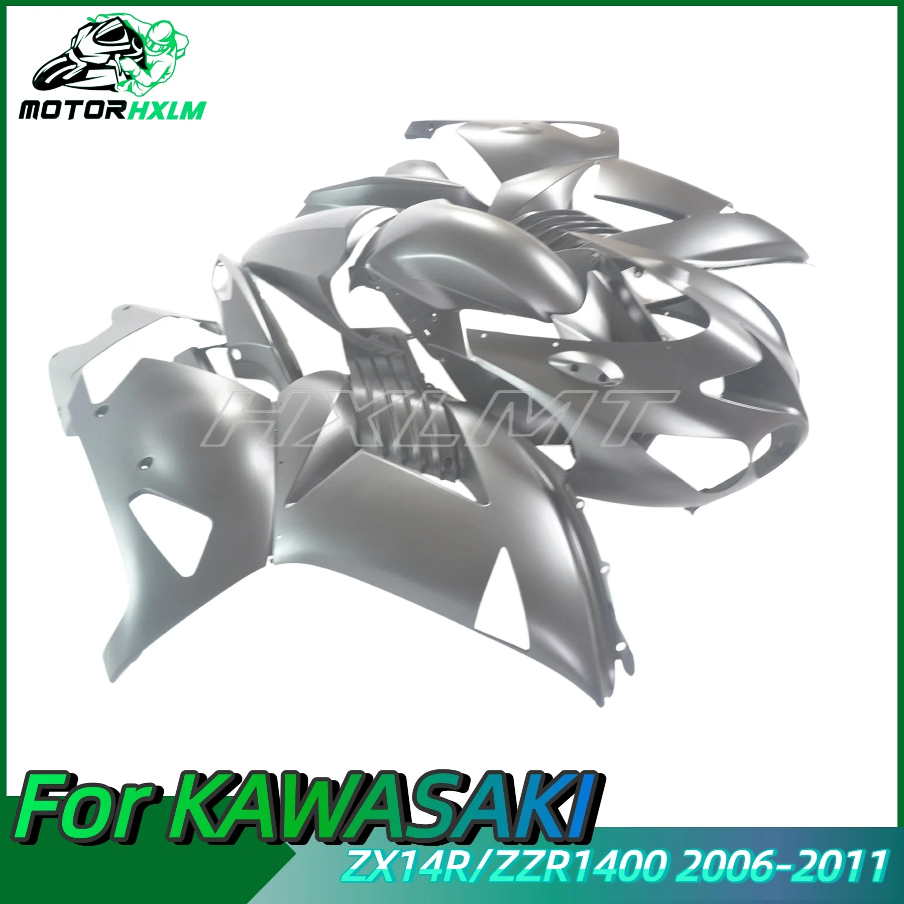 Parts for Kawasaki 06 07 08 09 10 11 ZX14R fairings Ninja 2006 - 2011 golden glossy flat black ZX-14 fairing kit