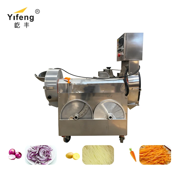 Professional Multi-functional Industrial Vegetable Cutting Machine Slicing and Dicing for Vegetable Processing Plants