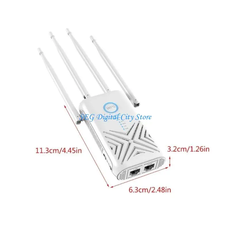 U75B 2.4GHZ 5GHZ نطاقات مزدوجة 1200Mbps موسعات مكرر إشارة معززات واي فاي توسيع تغطية واي فاي 4 هوائي خارجي #6