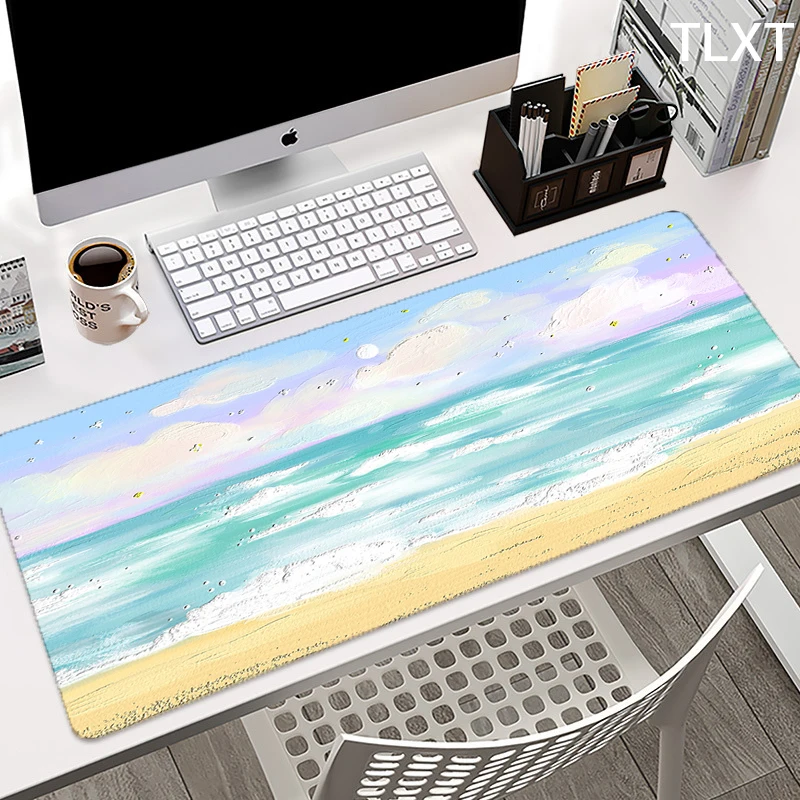 

Mouse Pad Scenery Table Mats Computer Mousepad Keyboard Mat Big Desk Mat 100x50cm Large Mousemats Pretty Mausepads Mouse Mat