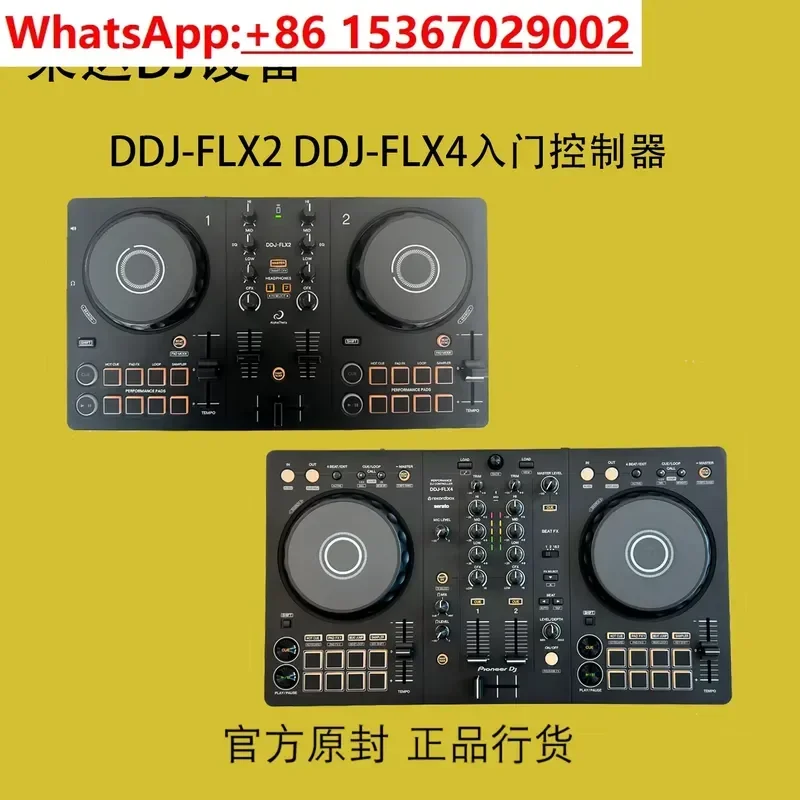 Pioneer DDJ FLX2 DDJ FLX4 DJ Controller Professional Digital Mixing Console for Beginners Home Studio Performance Equipment