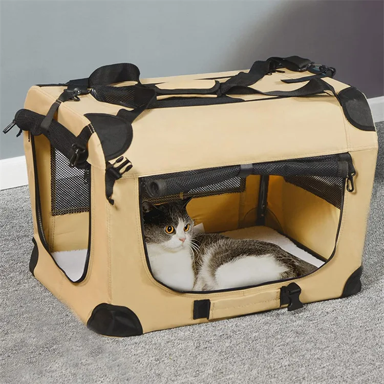Pet car bag dog cage medium and large dog nest out portable portable cat bag large capacity foldable cat delivery room