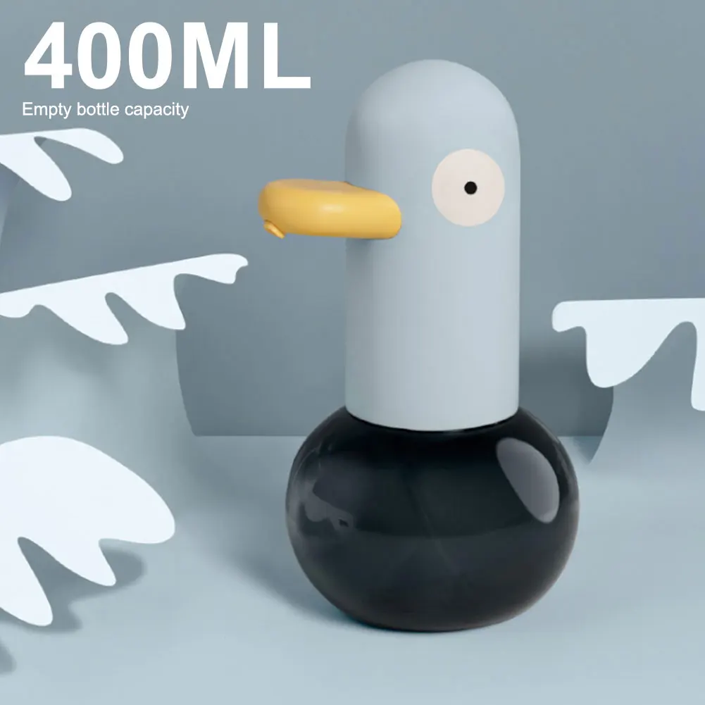 Cute Duck Automatic Foaming Soap Dispenser Touchless Electric Soap Dispenser Hands Free Auto Soap Dispenser for Bathroom Kitchen