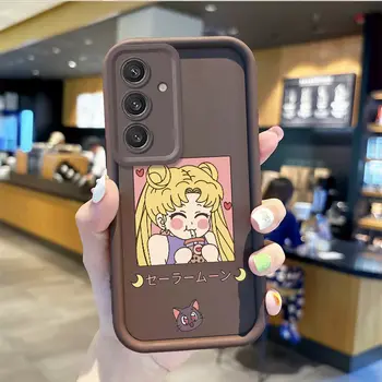 Krásný kryt s motivem Sailors Moons pro Samsung Galaxy A35 A34 A33 A32 5G A31 A30 A24 A23 A22 A13 A12 A05 A03 nárazuvzdorný kryt 10 nejlepší prodej Flipové pouzdro Sailor Moon pro Samsung Galaxy Z - №5