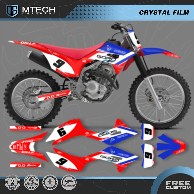 

DSMTECH мотоциклетные графические наклейки, наборы наклеек для Honda CRF250F 2019 2020 2021 250F 250cc 001