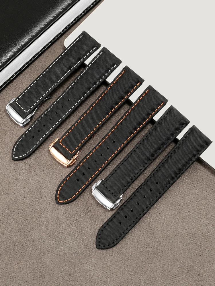 

Подходит для Omega Speedmaster Dark Side of The Moon Mido Tissot 19 20 21 22 мм парусиновый нейлоновый ремешок для часов для мужчин