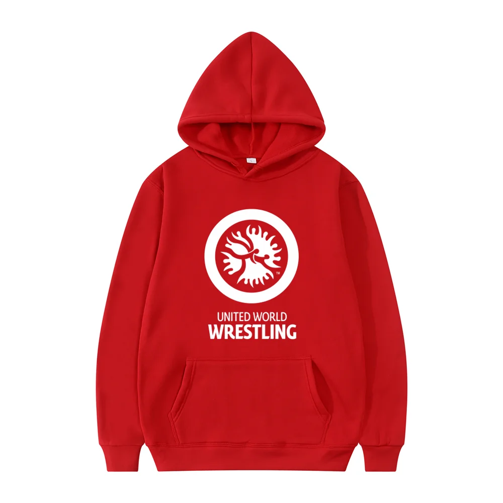 Herbst Winter United World Wrestling Sweatshirt Coole Herren Pullover Mode UWW Hoodies Unisex Streetwear Tops – Detail 12
