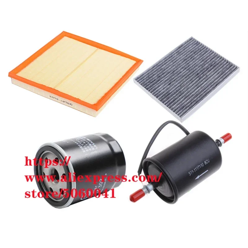 

4pcs/kit Filter Set for Zotye T600 1.5T 1.8T 2.0T Air &Oil &Cabin Filter&Fuel Filter