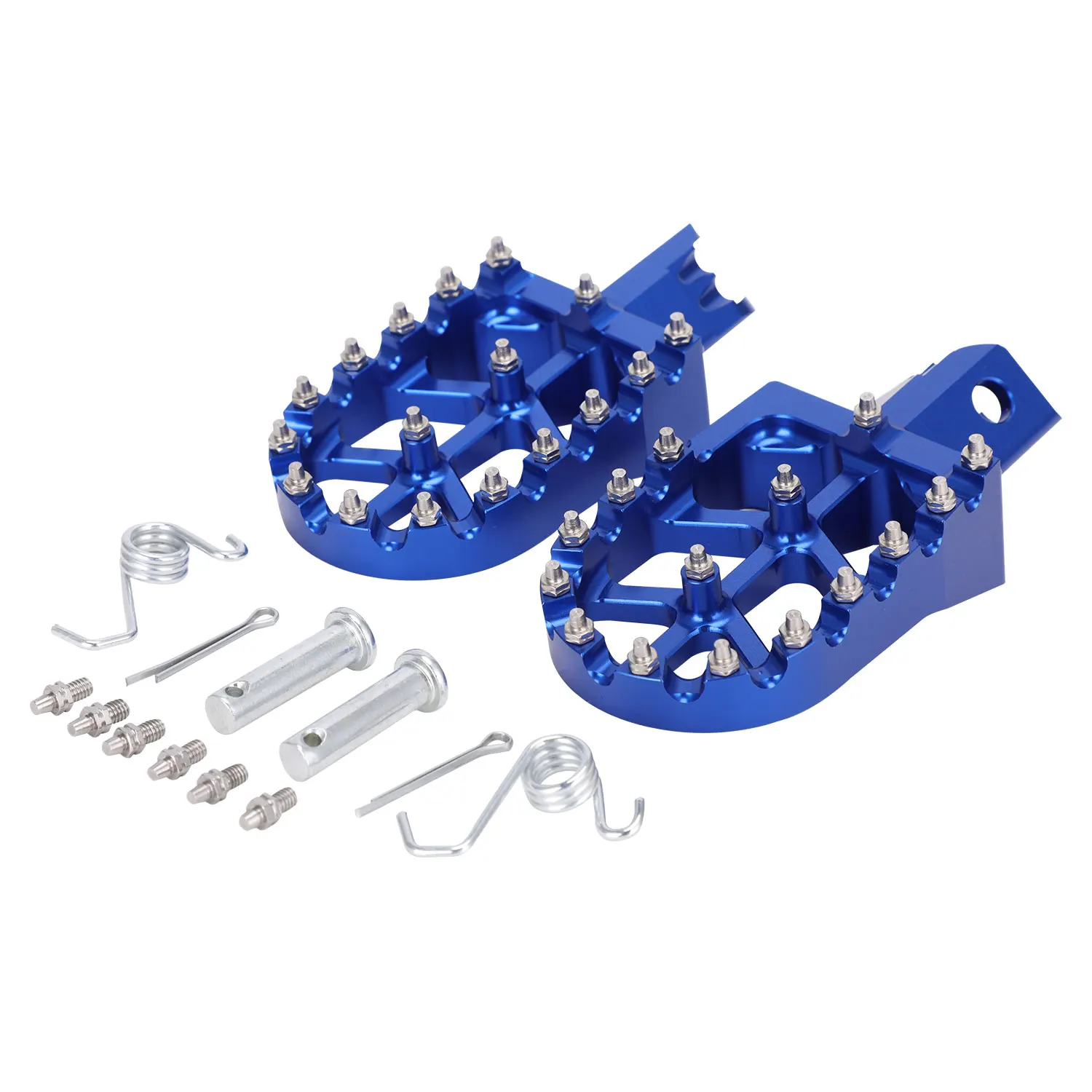 دراجة نارية عالمية Footpeg مسند القدمين الملونة الألومنيوم باستخدام الحاسب الآلي لهوندا CRF XR 50 70 110 M2R SDG DHZ SSR دراجة الطرق غير الممهدة الترابية الصغيرة #1