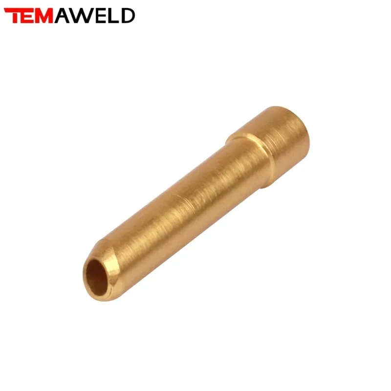 10 adet uzunluk kama Tig Collet 1.0/1.6/2.4MM kaynak sarf Tungsten elektrot Collet 10N24S 30MM WP17 WP18 WP26 meşale için