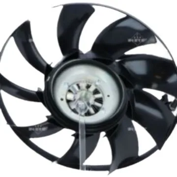 Внутри муфты вентилятора охлаждения радиатора автомобиля 2002-2012 гг.